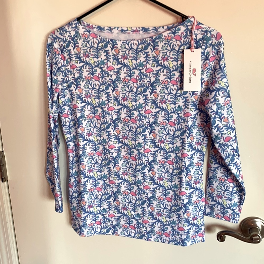 Vineyard Vines Sankaty boatneck Tee